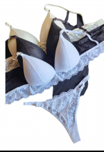 conjunto con encaje 